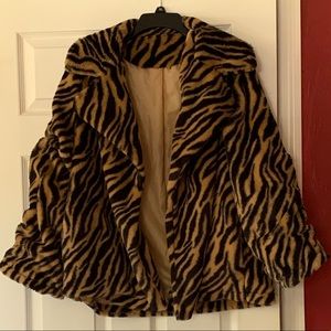 Tiger Stripe Teddy Bear Jacket